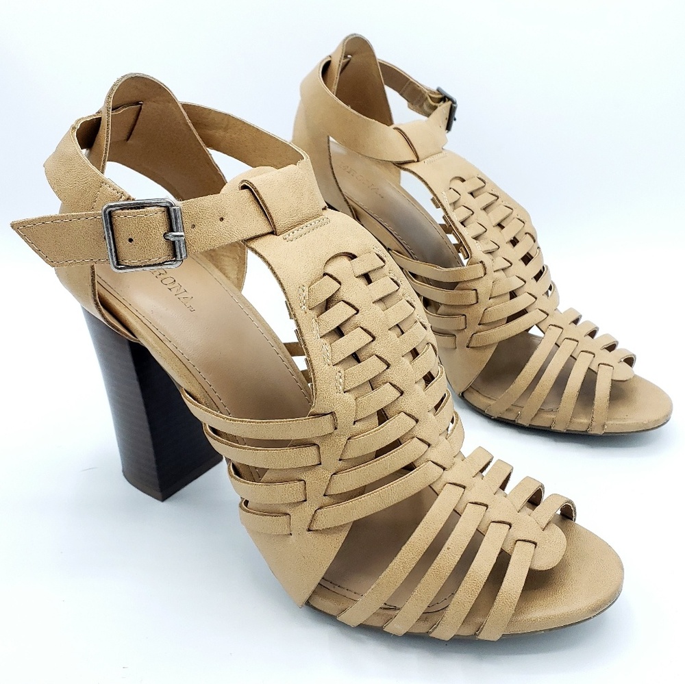 Merona Huarache Heel Sandal Size 9
